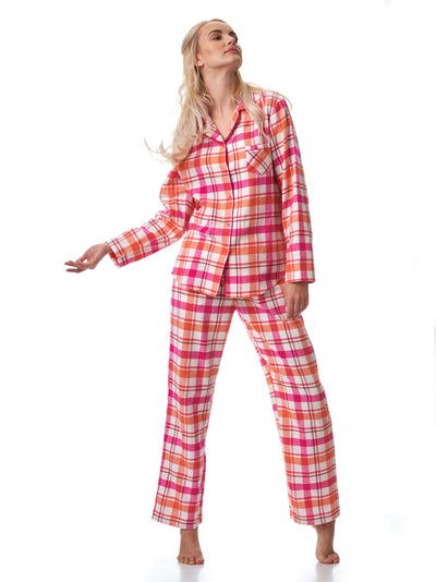 Flanela klasyczna - naturalna piżama