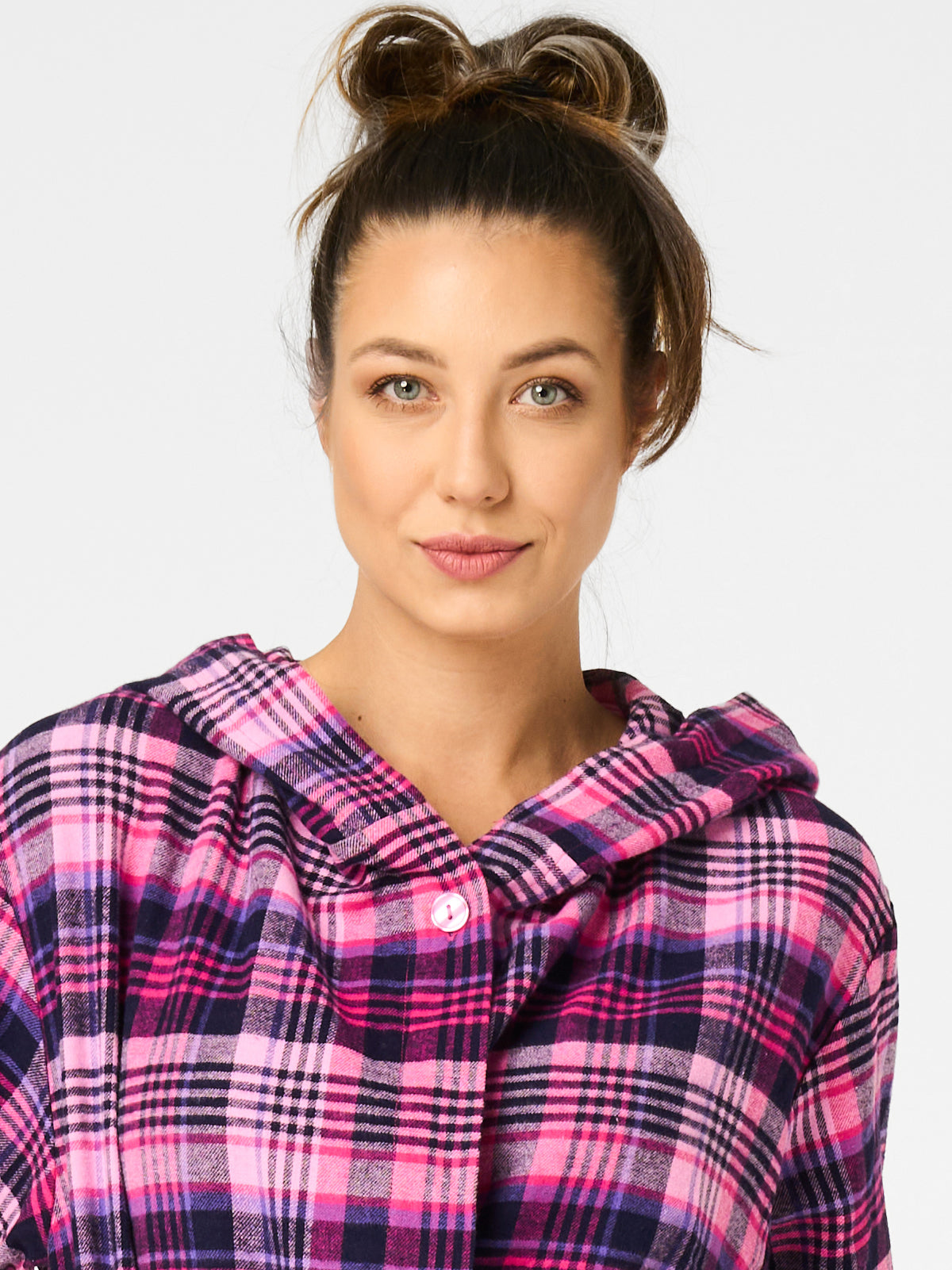LEKKI FLANELOWY SZLAFROK DAMSKI
