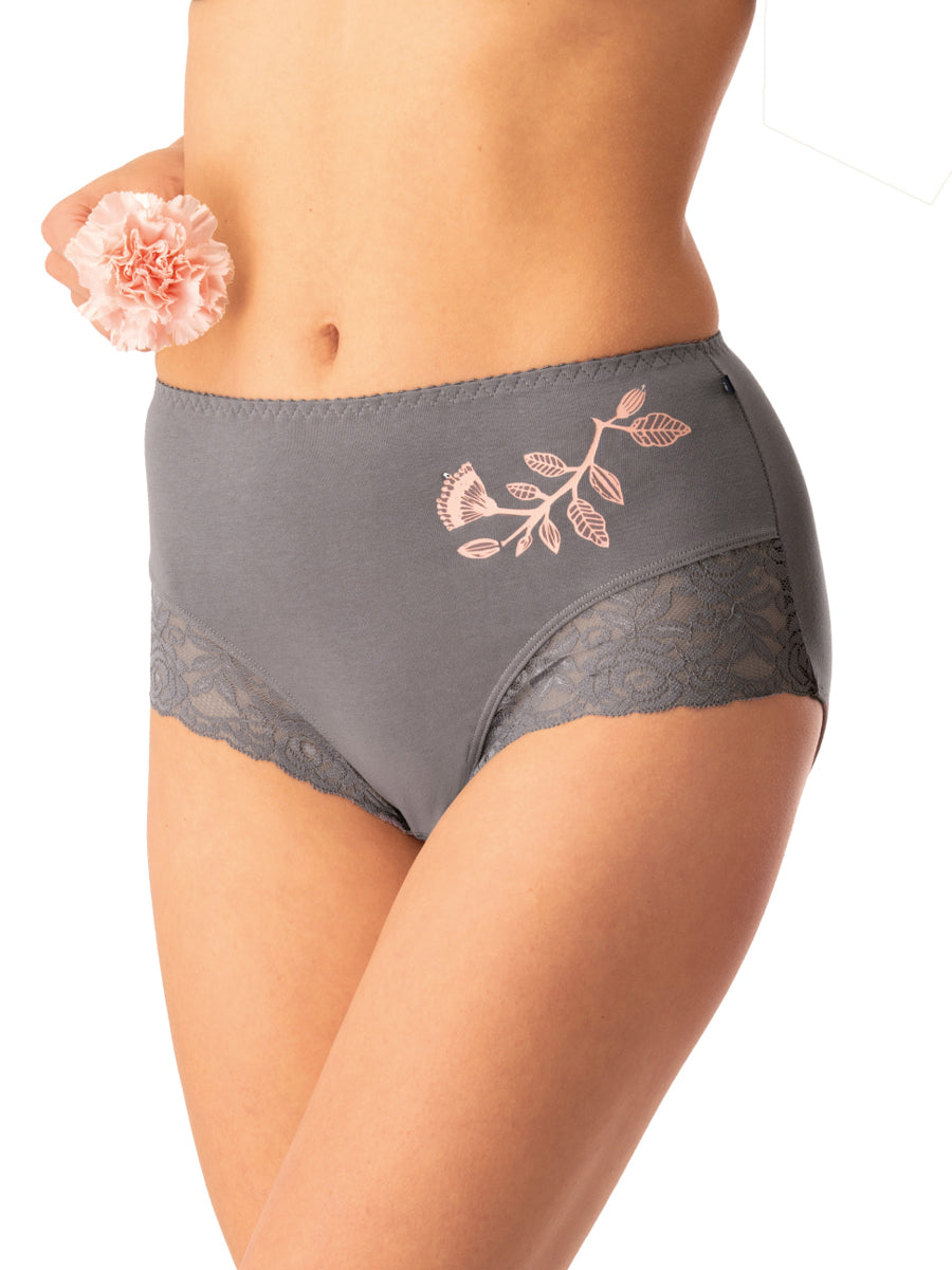 WYSOKIE MAXI BIKINI W KWIATOWY WZÓR 2 szt