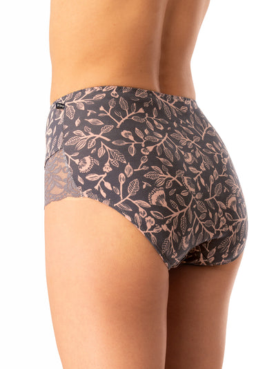 WYSOKIE MAXI BIKINI W KWIATOWY WZÓR 2 szt