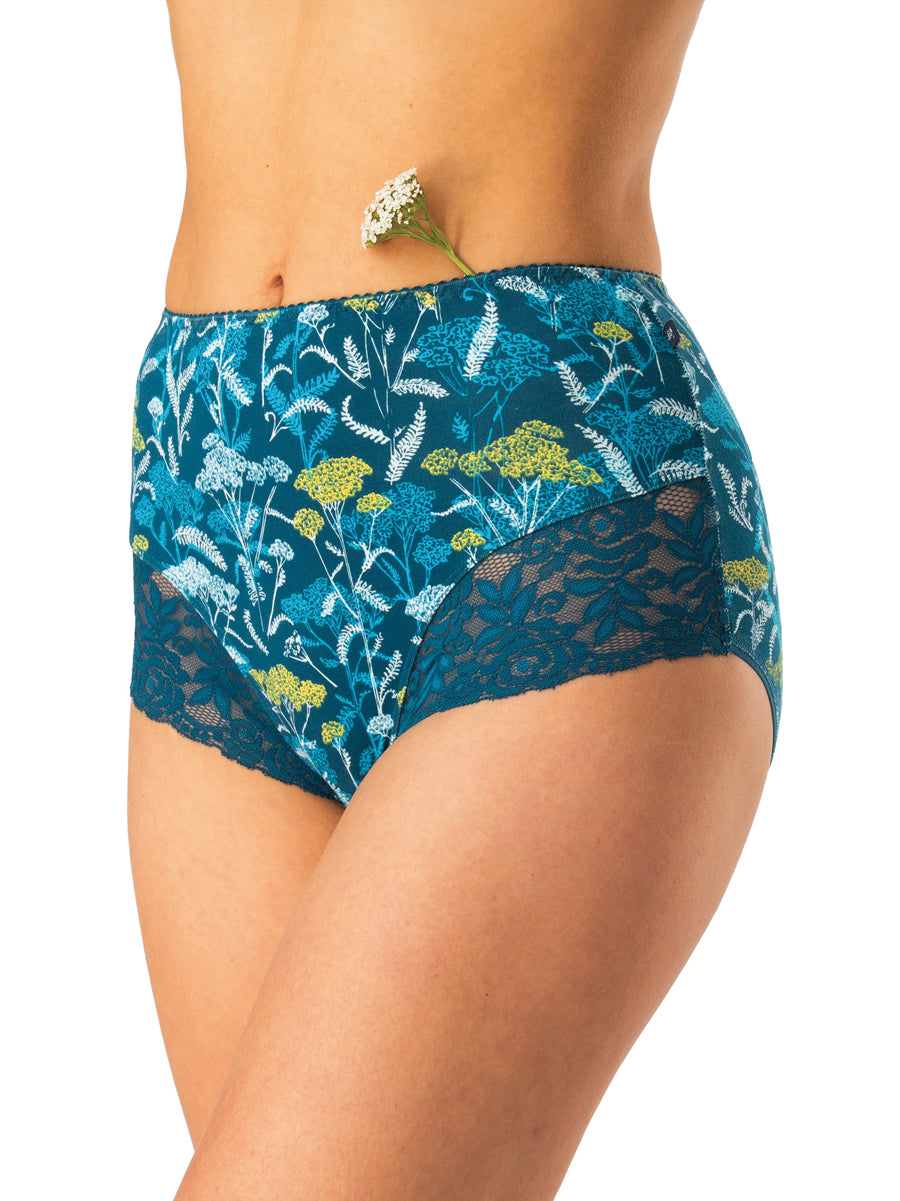 WYSOKIE MAJTKI MAXI BIKINI Z RYSUNKIEM KRWAWNIKA 2 szt