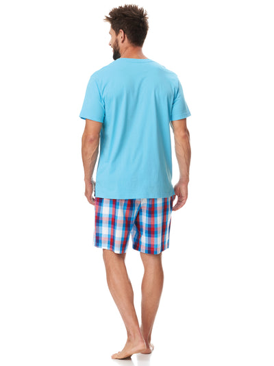 Energetyczna piżama letnia w kolorze jasnego turkusu